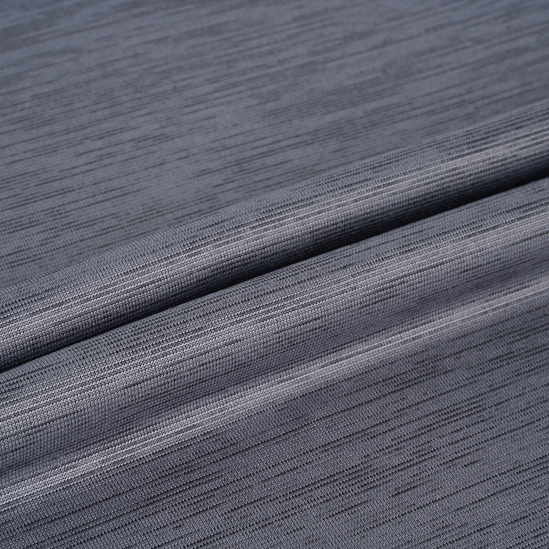 11p116 100%полиэфир Heather Cationic Melange Single Jersey